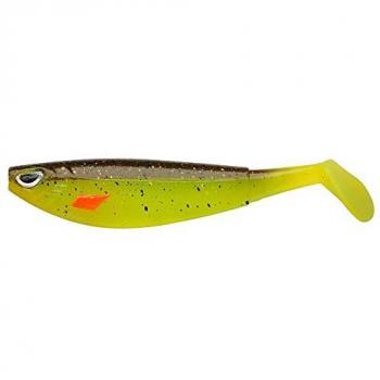 Berkley SICK Flanker 14 cm Señuelo Soft con Color Chartreuse/Marrón