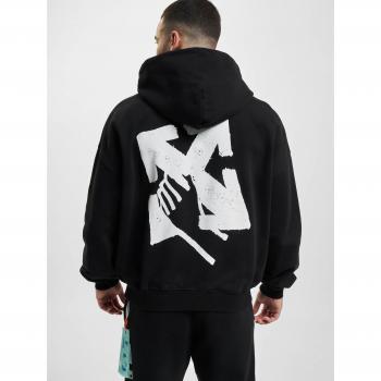 Off-White Sweatshirt OMBB110S23FLE0031001 Schwarz Regular Fit