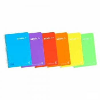 Quaderno Rigido Enri Quarter 80 Pagine – 5 Pezzi