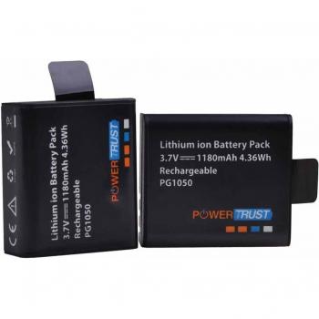 Dual USB Oplader met 1180mAh Batterij voor SJ5000 SJ6000 SJ8000 M10 Eken 4K H8 H9 EK7000