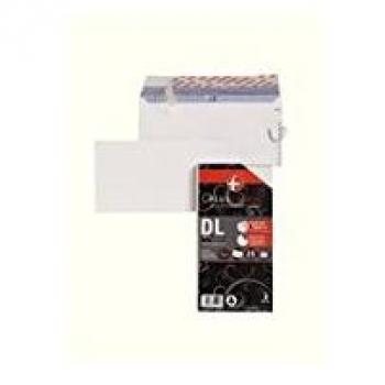 Plus Fabric Wallet Envelope DL Peel and Seal Plain Easy Open Power-Tac