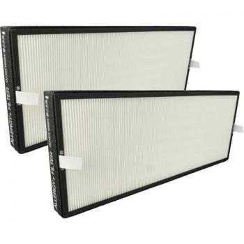 HEPA Filter Kit 2x for Rowenta PU6080, Compatible with Intense Pure Air Connect