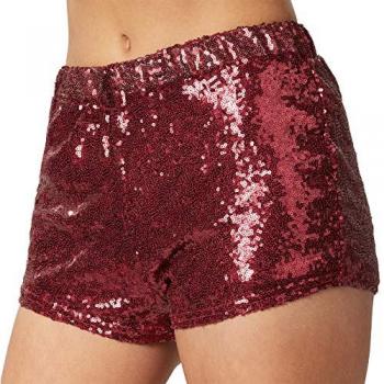 Tectake® Pailletten-Party-Shorts