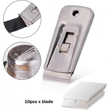 FOSHIO Razor Blade Sticker Removal Kit with Squeegee
