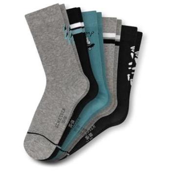Calzini SCHIESSER Jump Blu Grigio Nero