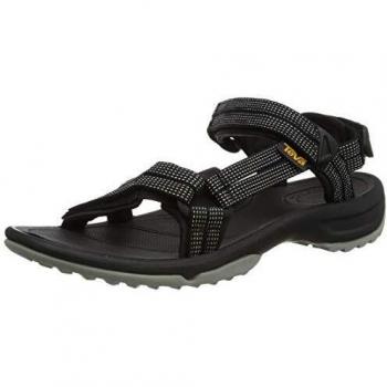 Teva Damen Terra Fi Lite Trekking Sandalen, Schwarz (City Lights Black/Pastel), 37 EU