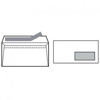 Sobre Blanco Open-110 Ventana Derecha 110x220mm Autoadhesivo Sam