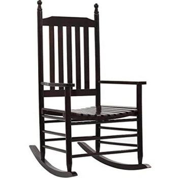 Chaise à Bascule Extérieure en Bois Incurvé