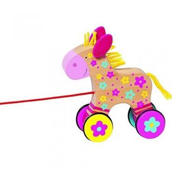 Forest Glide Wood‑Horse Pull‑Along