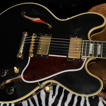 Guitare Gibson ES-355 1959 VOS Stop Bar Ébène