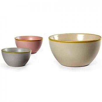 Colazione Latte Cereali Bolo 3 Tazze in Ceramica