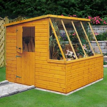 ' x 8' Shire Iceni Pent Potting Shed