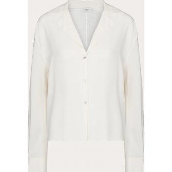Vince Large Dolman Sleeve Silk Shirt