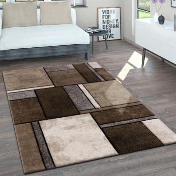Tapis en fibres naturelles 3D chiné – format 60×110 cm, finition marron