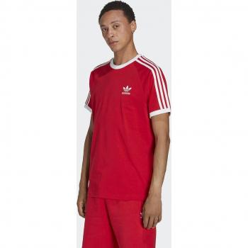 Adidas T-shirt Adicolor Classics 3-Stripes Rouge Homme Taille L