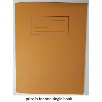 A5 Size 80 Page Exercise Book with 5mm Squares, Orange