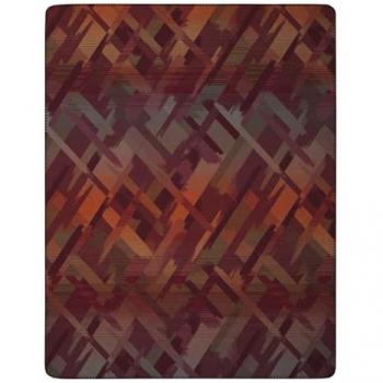 Ruby Garnet Glow Plaid – 150 cm × 200 cm, Made in Germany