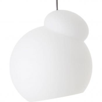 Suspension Frandsen AIR Verre Dépoli Ø28cm Blanc Beige
