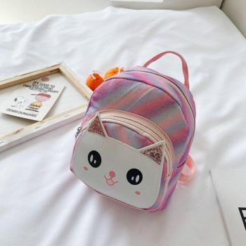 Mochila escolar de PU con animales