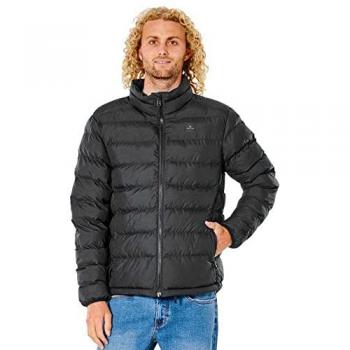 Rip Curl Men's Black Anti Series Elite Puff Crew Jacket
