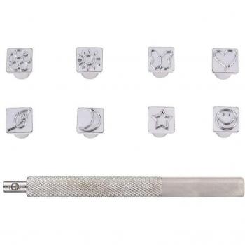 8 Pcs Metal Stamps for Leather Craft