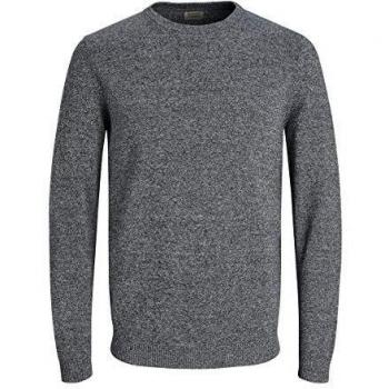Jack & Jones Basic Knit Crew Neck Pullover for Men Blue Size XS