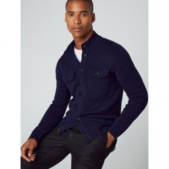 Hackett London Chaqueta de bolsillo en azul marino