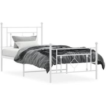Vidaxl Metal Bed Frame without Mattress 100x190cm