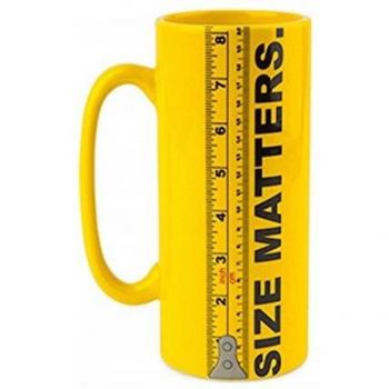 SIZE MATTERS 32 Ounce, 8 Tall BEVERAGE COFFEE MUG by BIG MOUTH INC