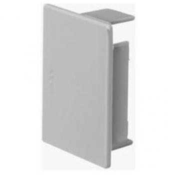Hager LF4006067035: Lichtgraues Kabelendstück mit 57 x 40 mm Profil