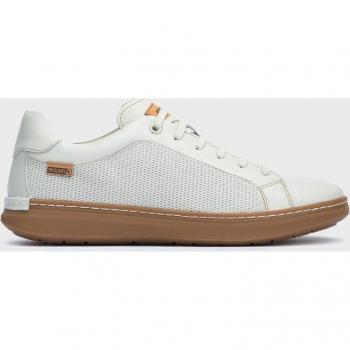 Baskets en cuir blanc BEGUR M7P avec lacets