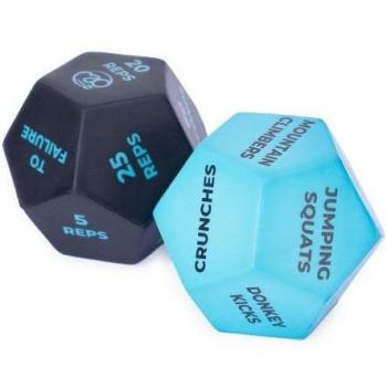 Jeu de dés à 12 faces Fitness Mad