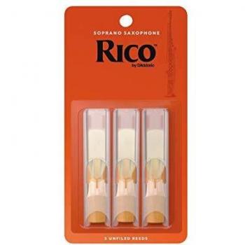 Rico Anches saxophone soprano D'Addario 2.5 Pack de 3