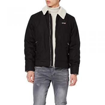Schott Okla Jacket, Negro, Talla L para Hombre