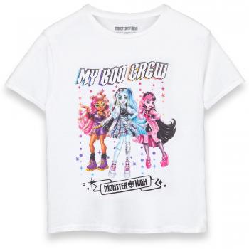 T-shirt à manches courtes pour filles Monster High Boo Crew 7-8 ans