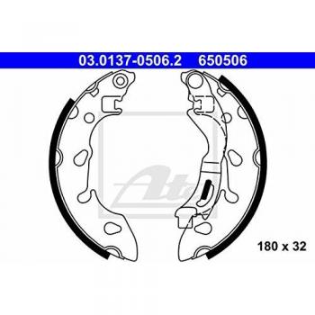 ATE Bremsbackensatz hinten für Fiat 500, Panda und Ford Ka