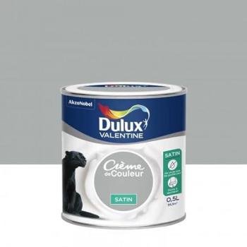 Peinture DULUX VALENTINE Gris Alpaga Satin 0.5L