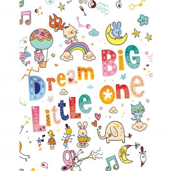 Dream Big Little One: Sketchbook Blank Paper for Drawing and Doodling