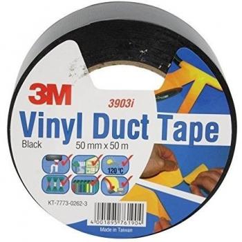 Cinta adhesiva Duct Tape 2000 negra 3M