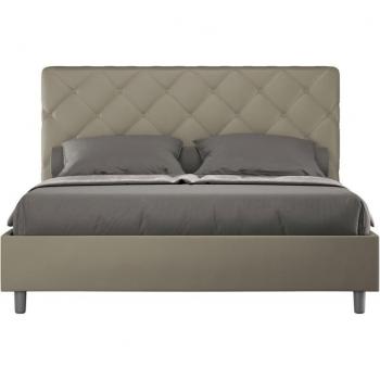 Cama Lateral 170x190 con Malla y Contenedor de Capuchino