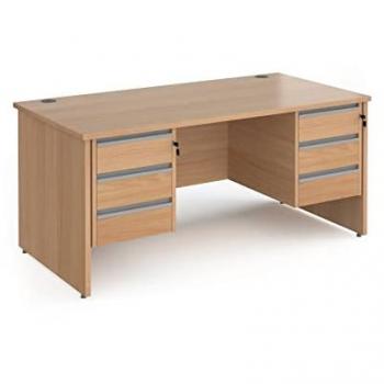 Double Pedestal Office Desk 1600mm