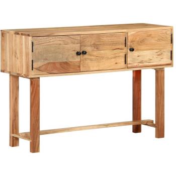 Aparador de madera maciza de Acacia 115x35x75 cm