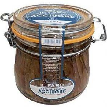 Filetti di Acciughe 580g Alta Qualità Sott'olio Sciacca