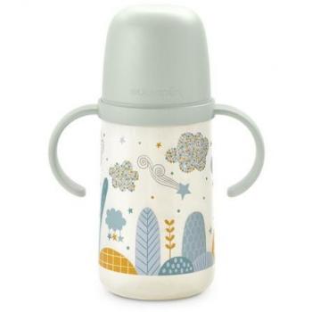 Suavinex Dreams Second bottiglia per bambini con maniglie Green 6 m+ 270 ml