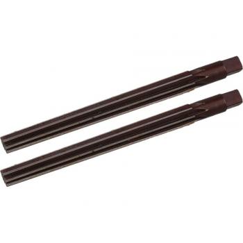14mm HSS Hand Flute Taper Pin Reamer, 8 Blades, Straight Shank, 2 Pack