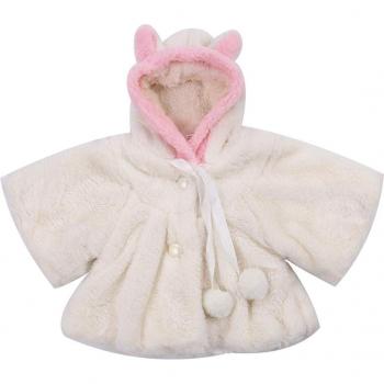 Capuche Manteau Mélange Laine Bébé