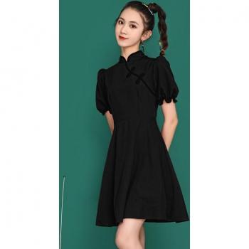 Modernes Qipao Kurzarm 2024