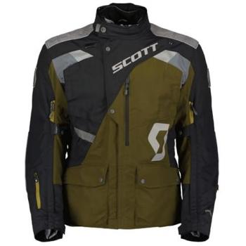 Scott Dualraid Dryo Motorrad Textiljacke Schwarz Grün XS male
