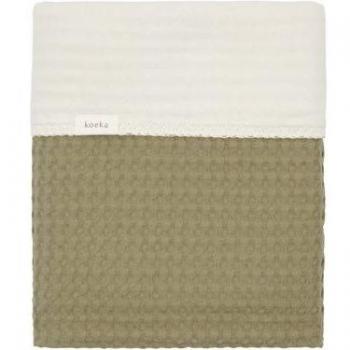 Koeka Kinderdecke Cotton Fleece Amsterdam Moss