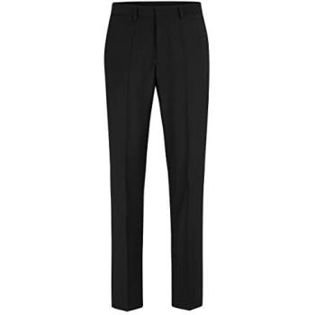 Anzughose BOSS Herren, einfarbige schwarze Variante, 110